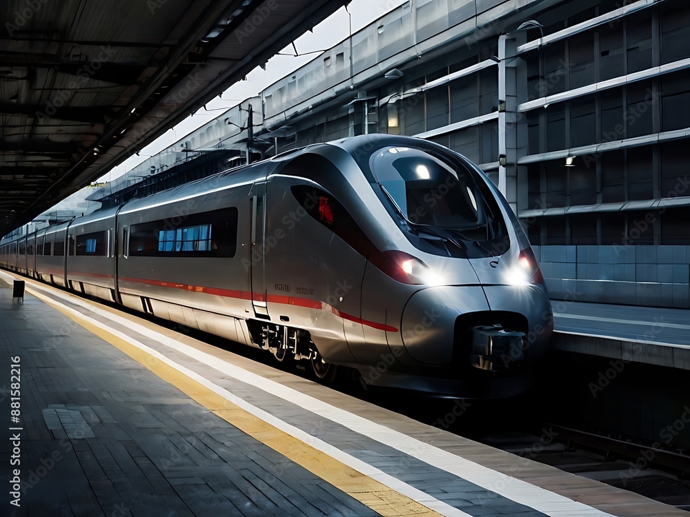 Fototapeta premium train in motion