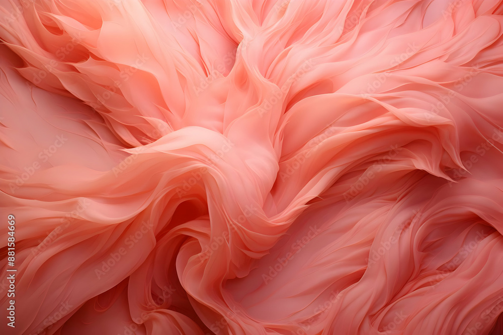 Abstract Background - Pink Fabric Swirls Abstract Background - Pink Fabric Swirls