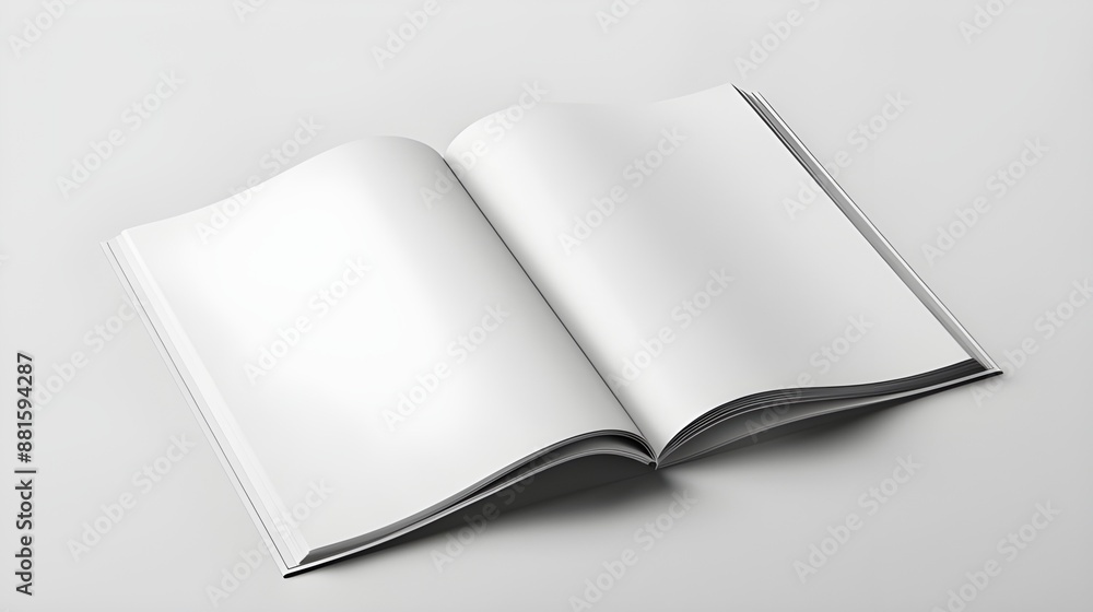 Isolated Soft Magazine Mockup with Overlay Isolated Soft Magazine Mockup with Overlay