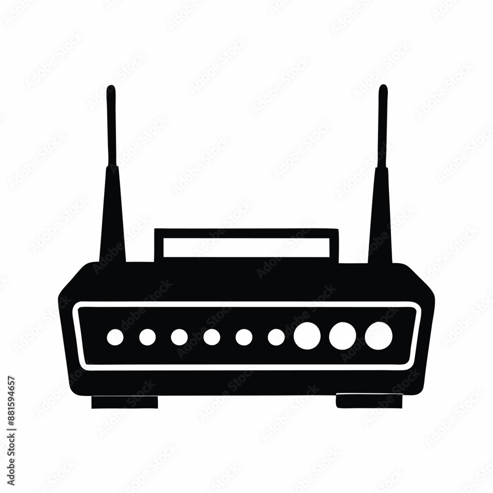 router silhouette vector design router silhouette vector design