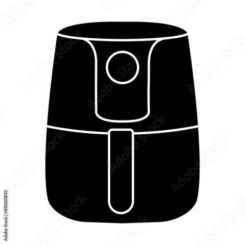 cooking air fryer appliance icon vector for graphic design, logo, website, social media, mobile app, UI illustration