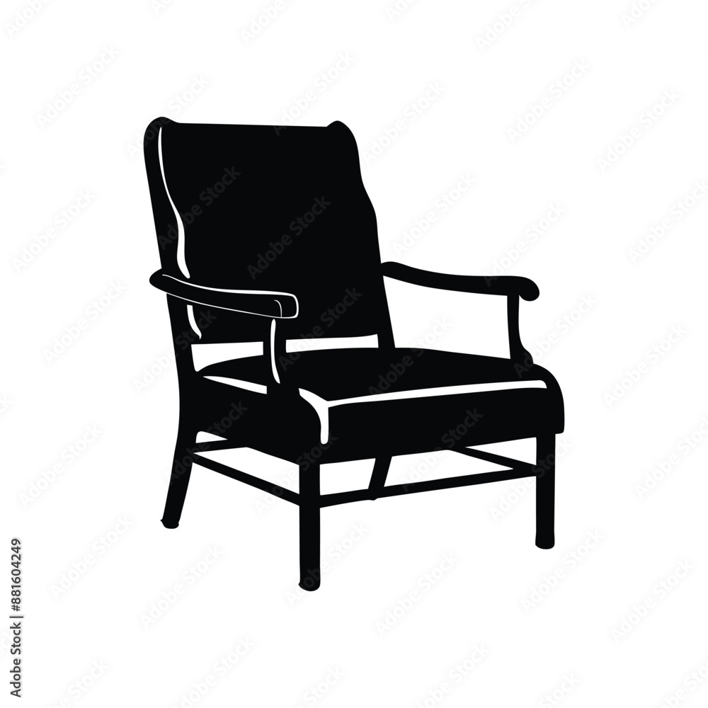 chair silhouette vector, stylish and versatile furniture designs chair silhouette vector, stylish and versatile furniture designs