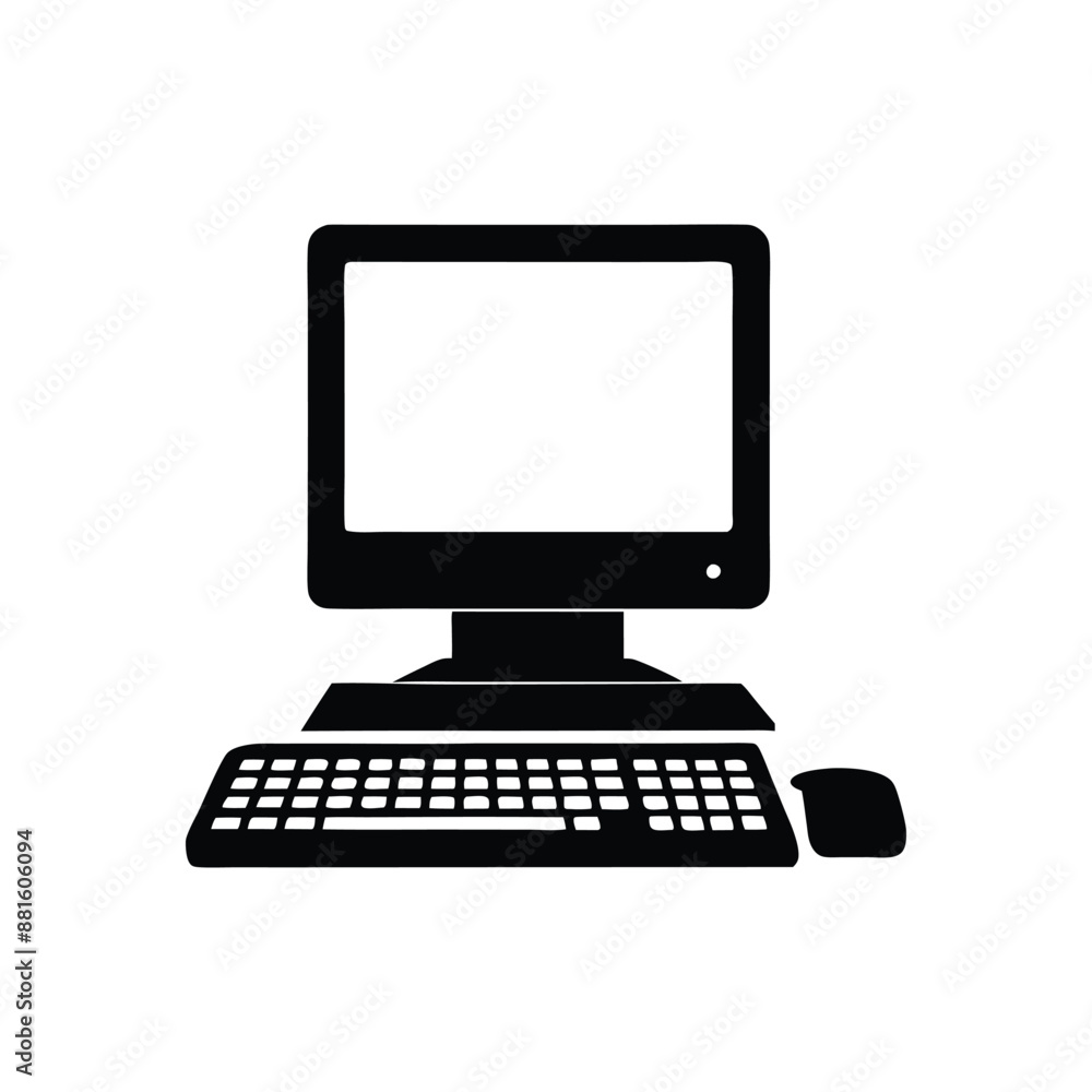 computer silhouette vector art design
computer silhouette vector art design
