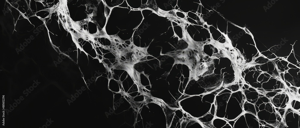Negative space, white sketch, panoramic close-up, high detail scan of movie reel texture, on black background, Generative AI Negative space, white sketch, panoramic close-up, high detail scan of movie reel texture, on black background, Generative AI