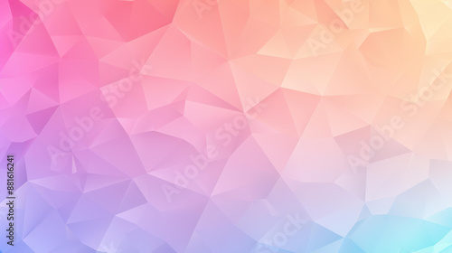 Vibrant triangle pattern filling the background with bright, colorful geometric shapes.