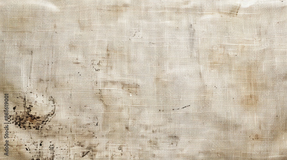 Canvas made from natural fibers with horizontal texture vintage style beige backdrop Canvas made from natural fibers with horizontal texture vintage style beige backdrop