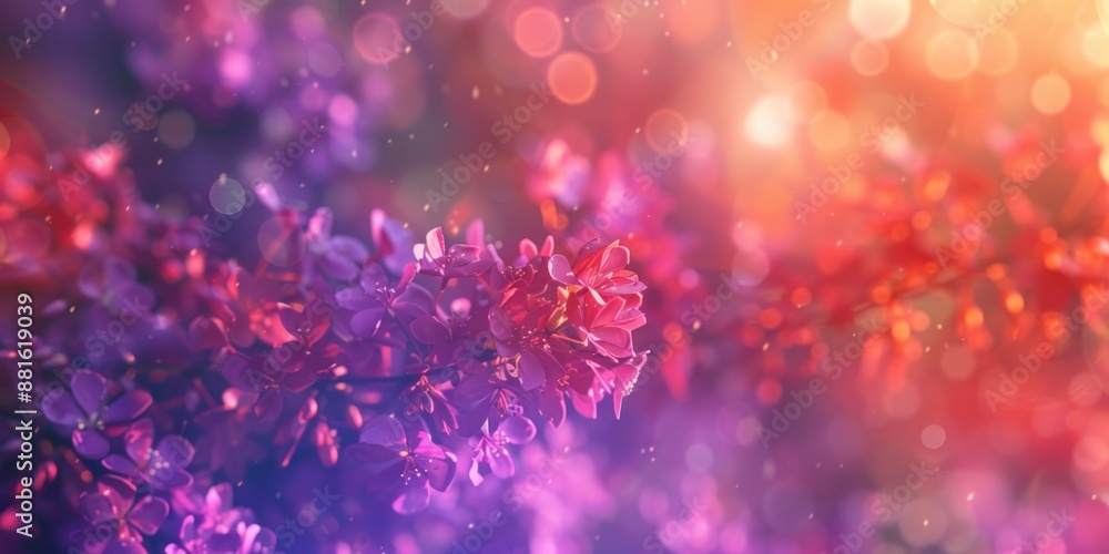 Close up of purple flower with blurry background Close up of purple flower with blurry background