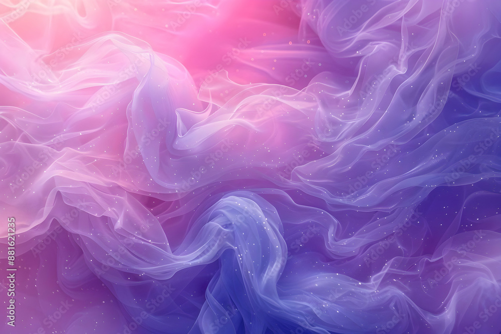 Abstract Background of Purple and Pink Sheer Fabric with Glitter Abstract Background of Purple and Pink Sheer Fabric with Glitter