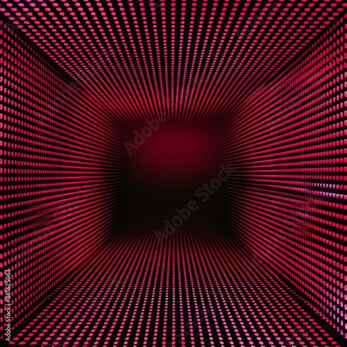 Iridescent grid background with gradient burgundy colors in the hyper realistic style photo