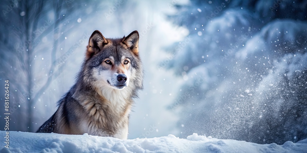 Majestic wolf blending into the snowy landscape, wolf, snow, winter, wildlife, predator, camouflage, nature, cold, wilderness, fur Majestic wolf blending into the snowy landscape, wolf, snow, winter, wildlife, predator, camouflage, nature, cold, wilderness, fur