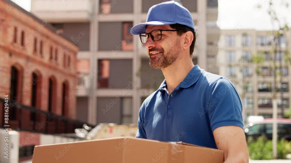 Courier Delivering Packages to Ecommerce Warehouses Courier Delivering Packages to Ecommerce Warehouses