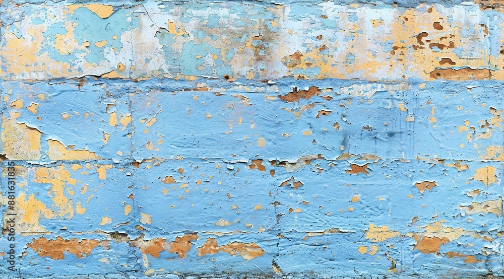Naklejka premium old painted wall