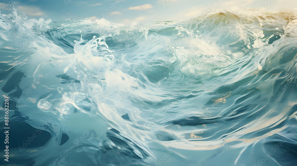 Ocean Wave Abstract Background Ocean Wave Abstract Background