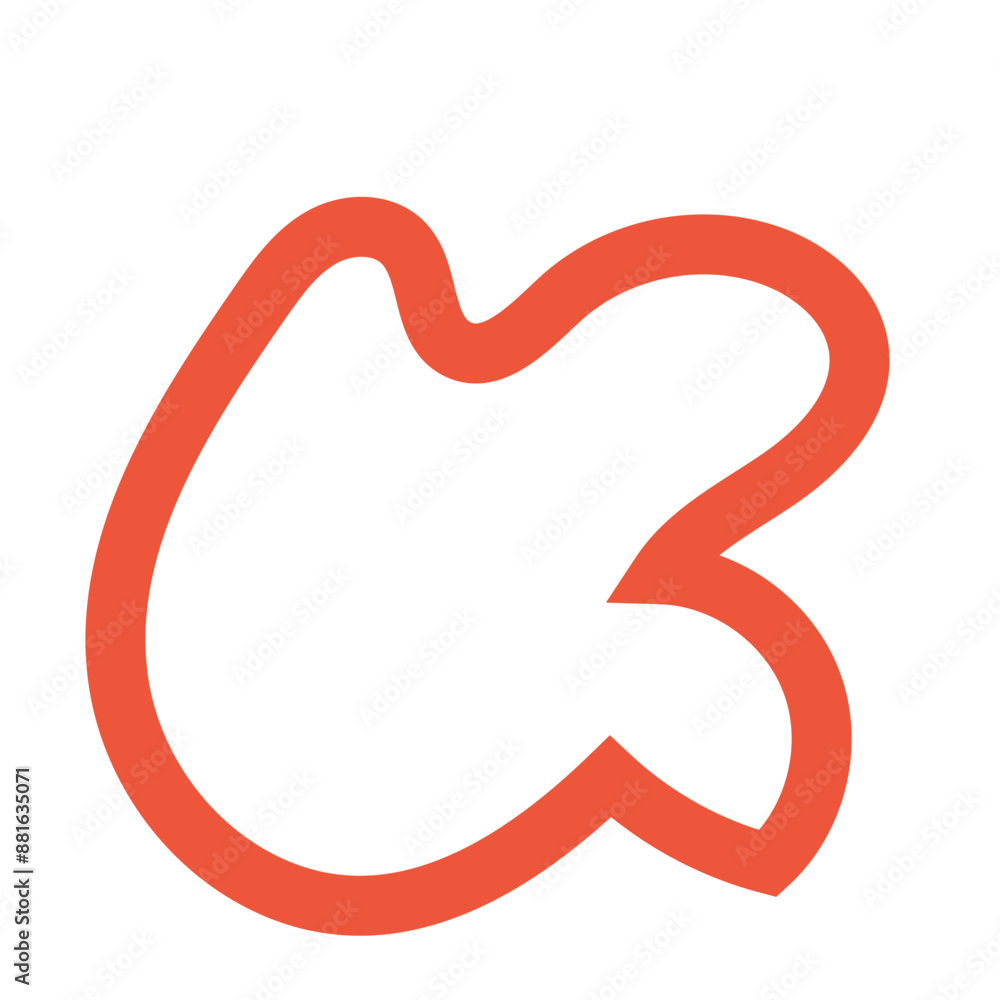 Abstract outlines shapes vector Abstract outlines shapes vector