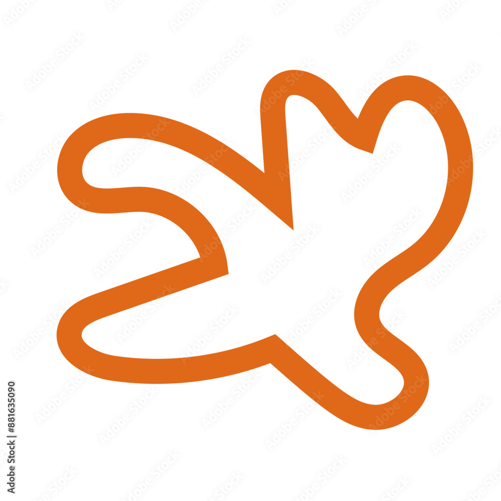 Abstract outlines shapes vector Abstract outlines shapes vector