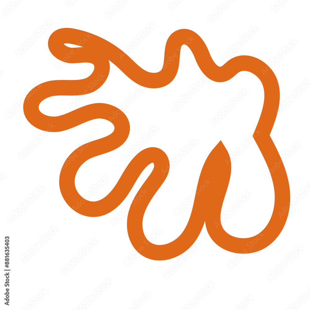 Abstract outlines shapes vector Abstract outlines shapes vector