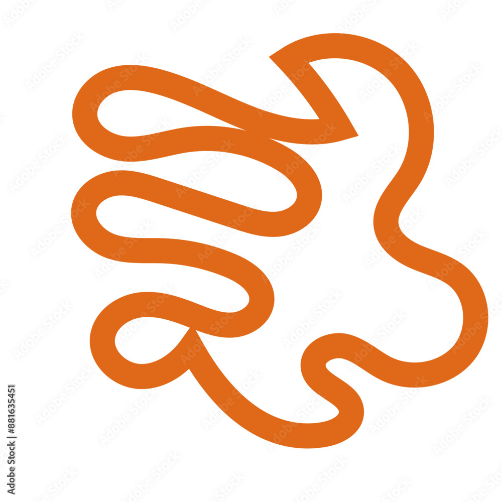 Abstract outlines shapes vector Abstract outlines shapes vector