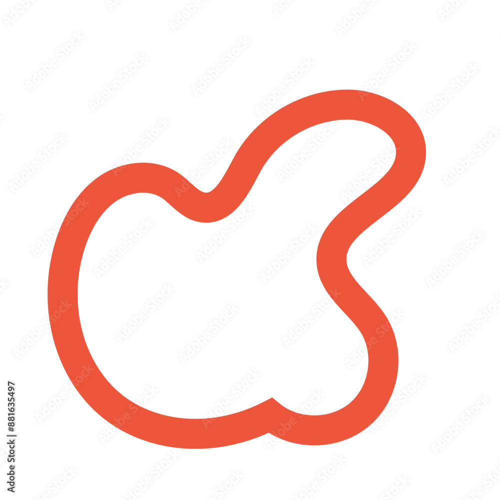 Abstract outlines shapes vector Abstract outlines shapes vector