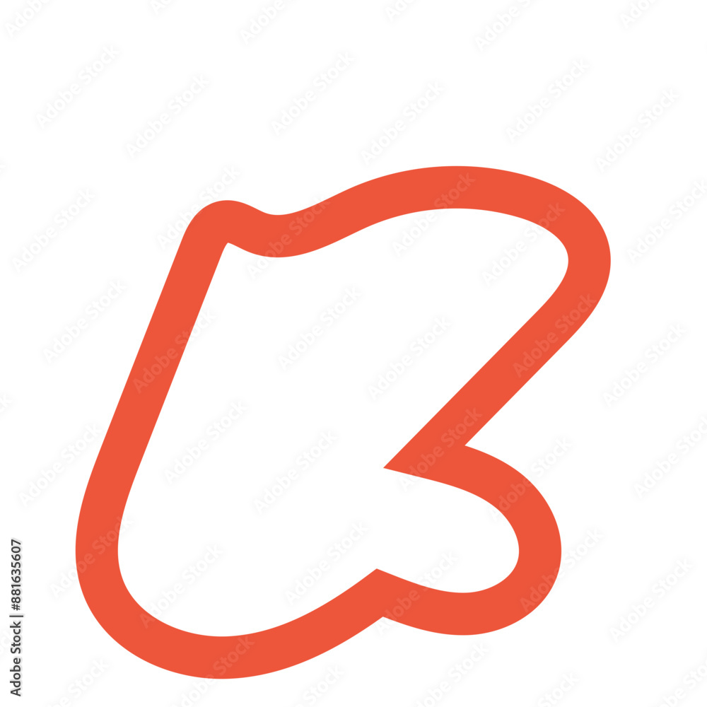 Obraz premium Abstract outlines shapes vector 