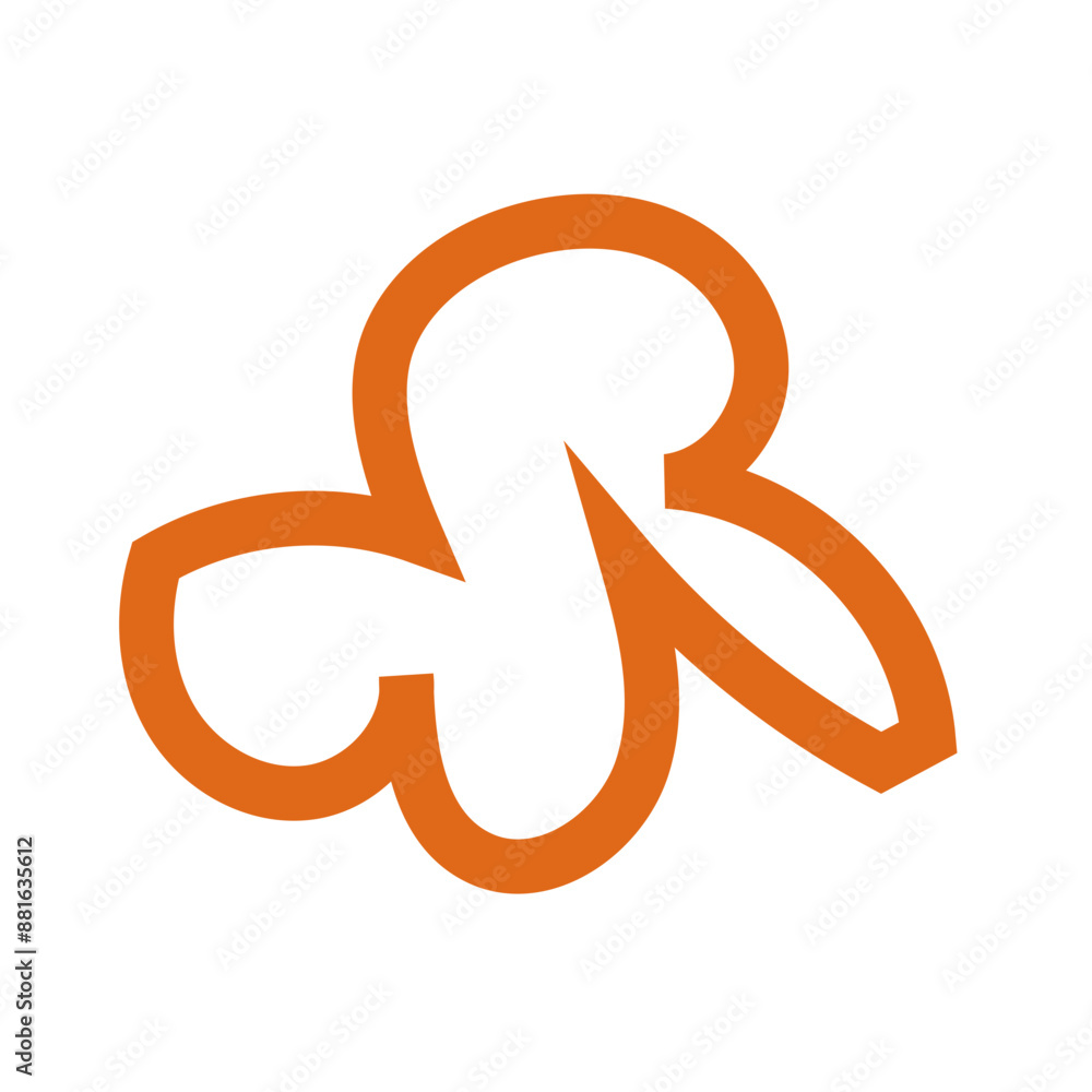 Abstract outlines shapes vector Abstract outlines shapes vector