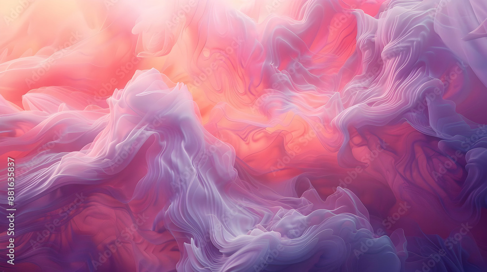 Abstract Background - Pink and Purple Wavy Fabric Abstract Background - Pink and Purple Wavy Fabric