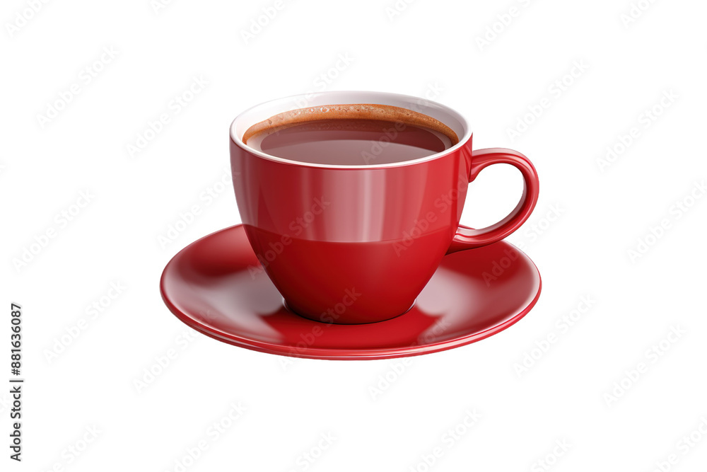 The Scarlet Elixir of Morning Bliss on White or PNG Transparent Background. The Scarlet Elixir of Morning Bliss on White or PNG Transparent Background.