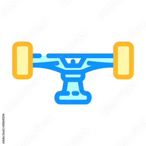 trucks skate sport color icon vector. trucks skate sport sign. isolated symbol illustration