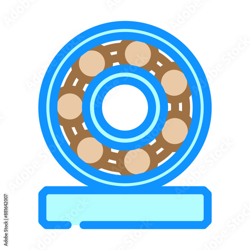 bearings skate sport color icon vector. bearings skate sport sign. isolated symbol illustration