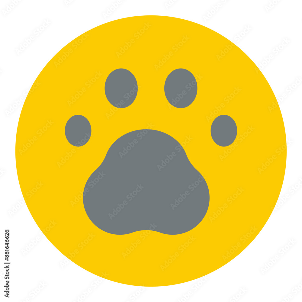 Obraz premium Vector Icon Paw, Paws, Dog, Paw Print, Cat