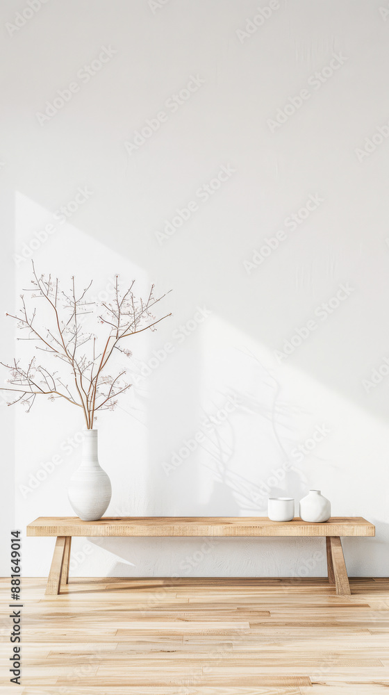 Oriental inspired interiors composition with minimal furniture and natural lighting. Residential designer composition for luxury Real Estate properties. Oriental inspired interiors composition with minimal furniture and natural lighting. Residential designer composition for luxury Real Estate properties.
