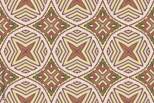 Wallpaper Mural Aztec African Geometric Pattern. Red Purple and White Colorful Traditional embroidery. Design for print texture. Border background for wallpaper, wrapping paper Torontodigital.ca