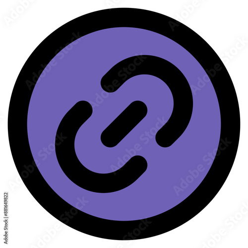 Vector Icon Link, Chain, Connect, Join, Linked, Durable
