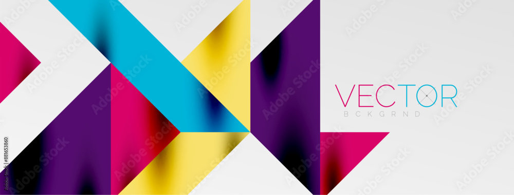 Tech minimal overlapping triangle shapes elements geometric graphic pattern Tech minimal overlapping triangle shapes elements geometric graphic pattern