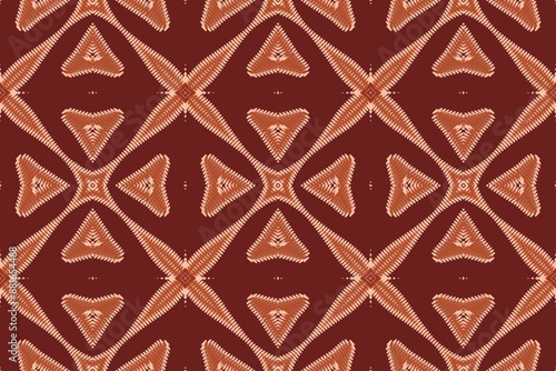 Geometric ethnic oriental seamless pattern traditional Design for background, carpet, wallpaper, clothing, wrapping, Batik, fabric, vector, illustration, boho embroidery style.