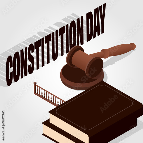 korean constitution day celebration illustration 