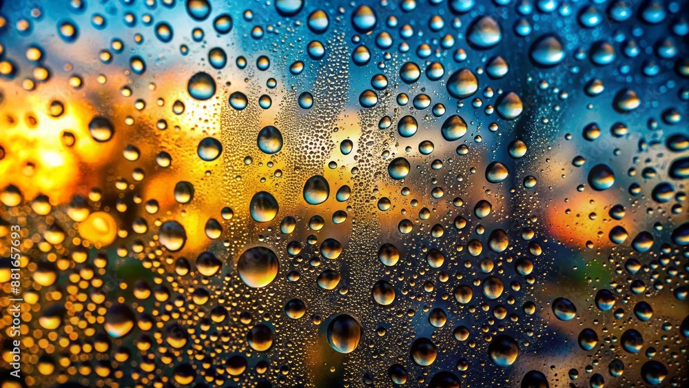 Hyper-detailed, crystal-clear rain droplets on glass surface, showcasing precise water condensation, misty ambiance, and realistic refractions, 8K resolution. Hyper-detailed, crystal-clear rain droplets on glass surface, showcasing precise water condensation, misty ambiance, and realistic refractions, 8K resolution.