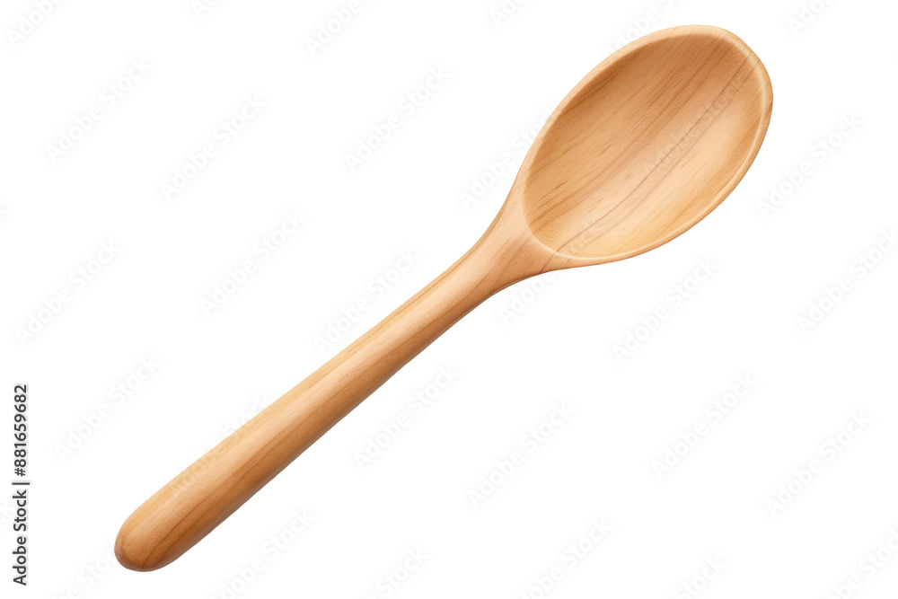 The Whispering Wood: A Solitary Spoon on White or PNG Transparent Background. The Whispering Wood: A Solitary Spoon on White or PNG Transparent Background.