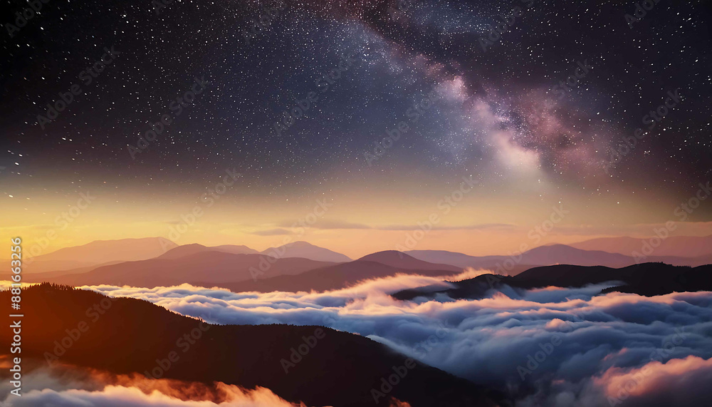Mountain Skies: Capturing the vibrant transitions from sunrise to sunset, amidst the natural beauty of clouds, sun, and sky Mountain Skies: Capturing the vibrant transitions from sunrise to sunset, amidst the natural beauty of clouds, sun, and sky