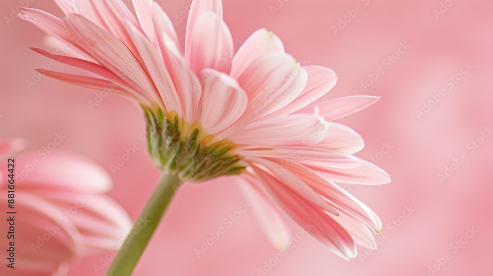 Soft pink petals of a lovely flower against a pink backdrop Soft pink petals of a lovely flower against a pink backdrop