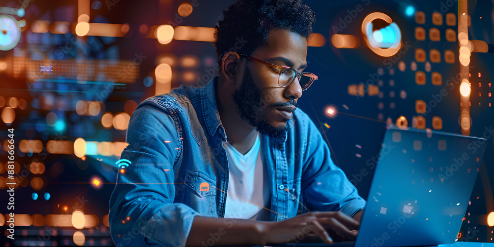 a boy working on laptop , A Boy's Journey with Laptops , Exploring Laptops and Beyond , One Boy's Journey into the World of Technology a boy working on laptop , A Boy's Journey with Laptops , Exploring Laptops and Beyond , One Boy's Journey into the World of Technology