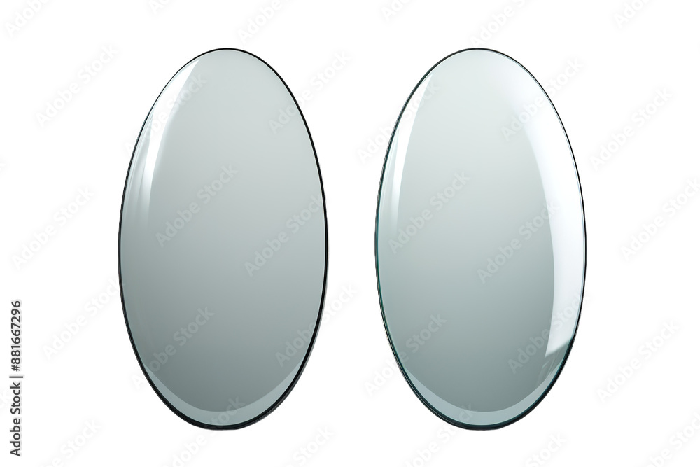 Twin Moonbeam Reflectors on White or PNG Transparent Background. Twin Moonbeam Reflectors on White or PNG Transparent Background.