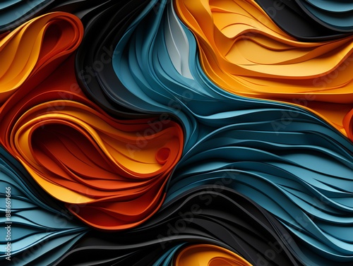Abstract wavy texture with ...