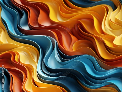 Abstract wavy texture with ...