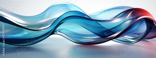 A vibrant swirl of blue, re...