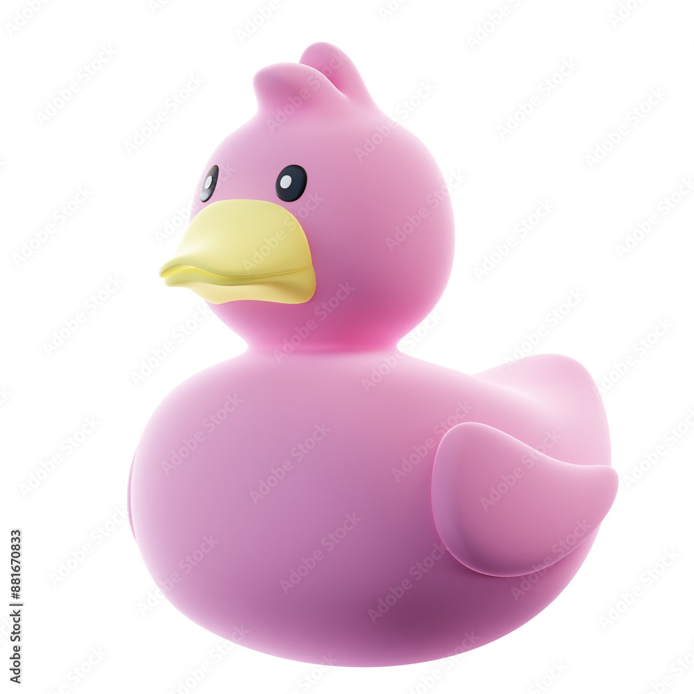 3D Illustration Rubber Duck 3D Illustration Rubber Duck