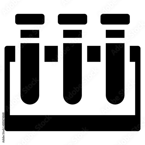 Vector Icon Test Tube, Blood Test, Blood, Blood Sample, Laboratory,
