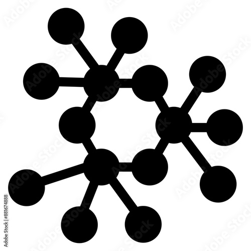 Vector Icon Glucose, Component, Chemical, Education, Molecule, Energy