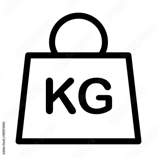 Weight icon template