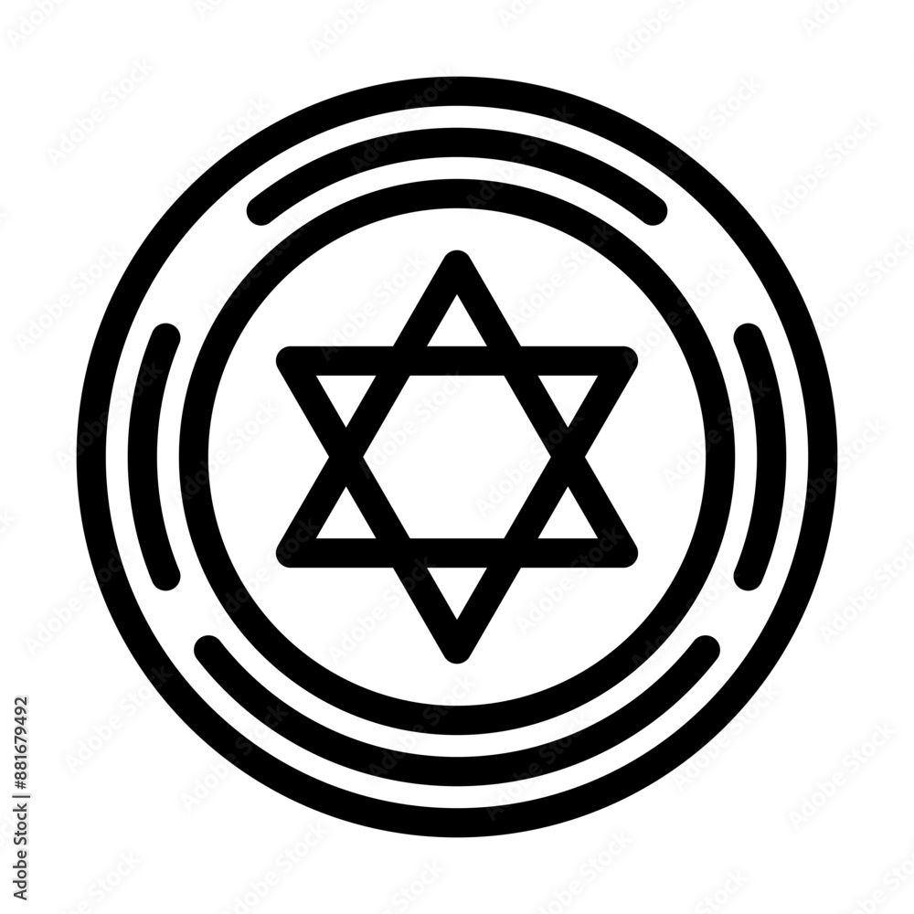 kosher product label warning line icon vector. kosher product label warning sign. isolated contour symbol black illustration kosher product label warning line icon vector. kosher product label warning sign. isolated contour symbol black illustration