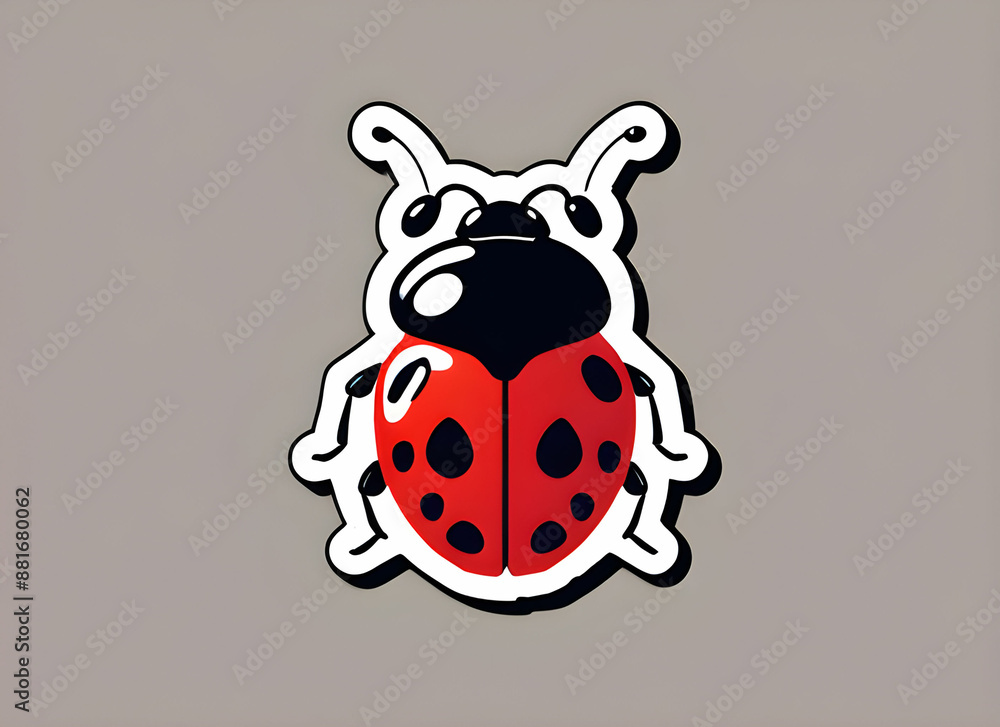 Fototapeta premium ladybug generative ai